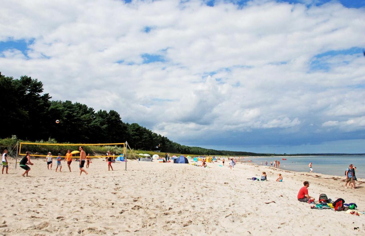 Ferienhaus Zum Boddenstrand Mit Ka Groß Zicker Dış mekan fotoğraf